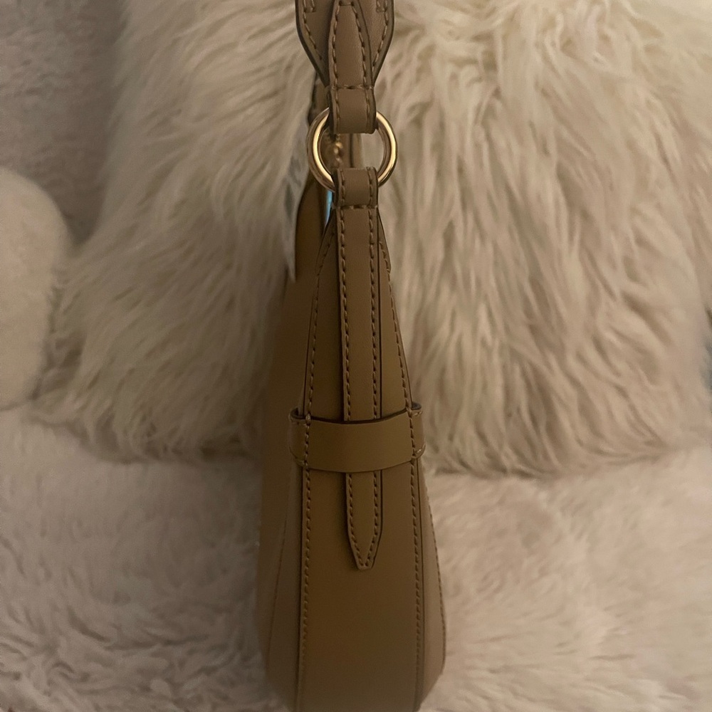 Michael Kors Beige Leather Hobo Bag - Picture 3 of 4